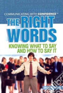 The Right Words libro in lingua di Landau Jennifer