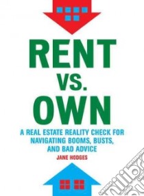 Rent vs. Own libro in lingua di Hodges Jane