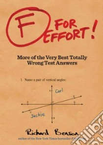 F for Effort! libro in lingua di Benson Richard