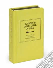 Cook's One Line a Day libro in lingua di Chronicle Books (COR)