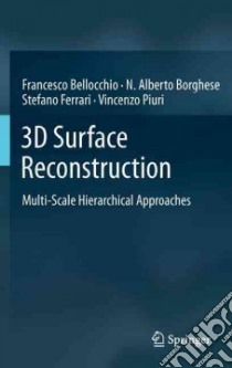 3D Surface Reconstruction libro in lingua di Bellocchio Francesco, Borghese N. Alberto, Ferrari Stefano, Piuri Vincenzo