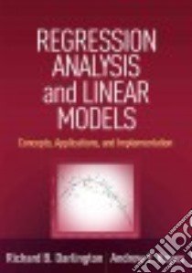 Regression Analysis and Linear Models libro in lingua di Darlington Richard B., Hayes Andrew F.