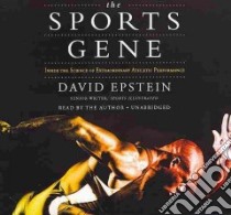 The Sports Gene (CD Audiobook) libro in lingua di Epstein David