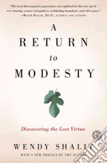 A Return to Modesty libro in lingua di Shalit Wendy
