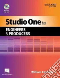 Studio One for Engineers and Producers libro in lingua di Edstrom William Jr.