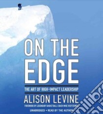 On the Edge (CD Audiobook) libro in lingua di Levine Alison