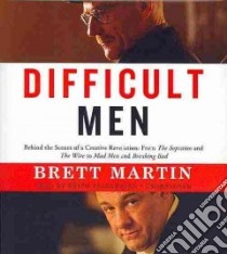 Difficult Men (CD Audiobook) libro in lingua di Martin Brett, Szarabajka Keith (NRT)