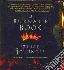 A Burnable Book (CD Audiobook) libro in lingua di Holsinger Bruce, Vance Simon (NRT)