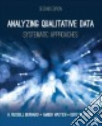 Analyzing Qualitative Data libro in lingua di Bernard H. Russell, Wutich Amber, Ryan Gery W.