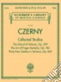 Czerny Collected Studies - Op. 299, Op. 740, Op. 849 libro in lingua di Czerny Carl (COP)