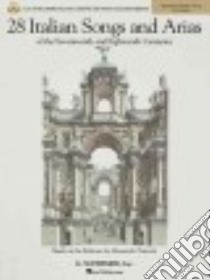 28 Italian Songs & Arias of the 17th and 18th Centuries, Medium High Voice libro in lingua di Hal Leonard Publishing Corporation (COR)