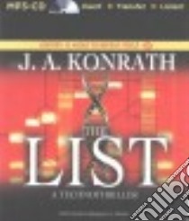 The List (CD Audiobook) libro in lingua di Konrath J. A., Darcie Benjamin L. (NRT)