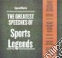 The Greatest Speeches of Sports Legends (CD Audiobook) libro in lingua di SpeechWorks (COR)