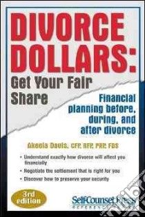 Divorce Dollars libro in lingua di Davis Akeela