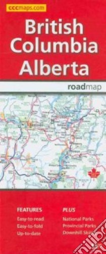 Rand McNally British Columbia/Alberta, Canada Road Map libro in lingua di Not Available (NA)