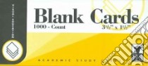 Blank Vocabulary Cards libro in lingua di Not Available (NA)