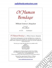 Of Human Bondage libro in lingua di Maugham W. Somerset, Gibson Flo (NRT)