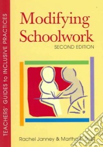 Modifying Schoolwork libro in lingua di Janney Rachel, Snell Martha E.