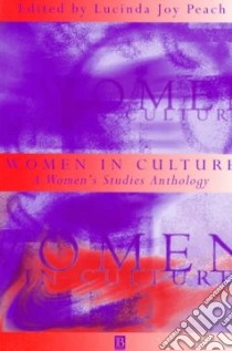Women in Culture libro in lingua di Peach Lucinda Joy (EDT)