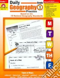 Daily Geography Practice - Grade 1 libro in lingua di Johnson Sandi
