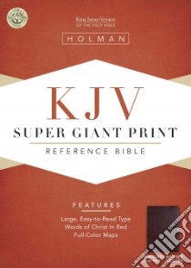 King James Version Super Giant Print Reference Bible libro in lingua di Not Available (NA)
