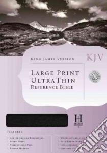 King James Version Ultrathin Large Print Reference Bible libro in lingua di Not Available (NA)