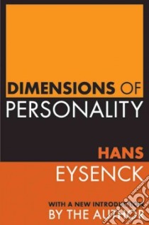 Dimensions of Personality libro in lingua di Eysenck H. J.