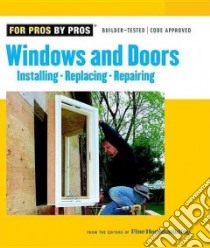 Windows & Doors libro in lingua di Fine Homebuilding Magazine (EDT)
