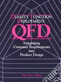 Quality Function Deployment libro in lingua di Akao Yoji