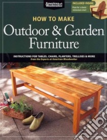 How to Make Outdoor & Garden Furniture libro in lingua di Johnson Randy (INT)