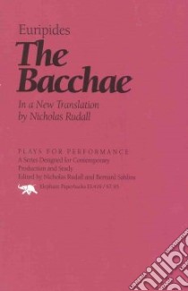 The Bacchae libro in lingua di Euripides, Rudall Nicholas