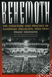 Behemoth libro in lingua di Neumann Franz, Hayes Peter (ILT)