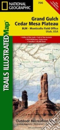 National Geographic Trails Illustrated Map Grand Gulch libro in lingua di Not Available (NA)