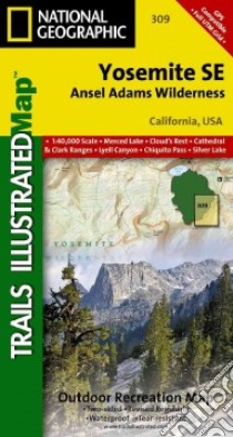 National Geographic Trails Illustrated Map Yosemite Se, Ansel Adams Wilderness libro in lingua di Not Available (NA)