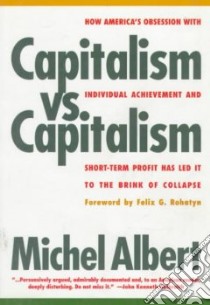 Capitalism Vs. Capitalism libro in lingua di Albert Michel, Haviland Paul (TRN)