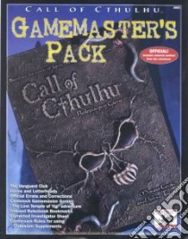 Call of Cthulhu Gamemasters Pack Call of Cthulhu libro in lingua di Rosenberg Aaron, Wright Dustinm