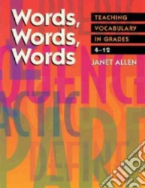 Words, Words, Words libro in lingua di Allen Janet
