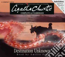 Destination Unknown libro in lingua di Christie Agatha, Fox Emilia (NRT)