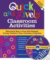 Quick and Lively Classroom Activities libro in lingua di McElherne Linda Nason, Lisovskis Marjorie (EDT), Vinton Ken (ILT)