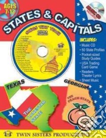 States and Capitals libro in lingua di Twin Sisters Productions