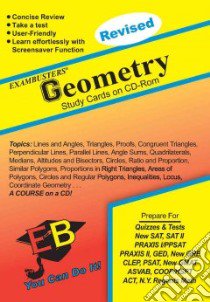 Exambusters Geometry Study Cards libro in lingua di Not Available (NA)