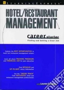 Hotel/Resturant Management Career Starter libro in lingua di Starkey Lauren