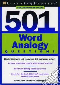 501 Word Analogy Questions libro in lingua di Not Available (NA)