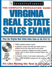 Virginia Real Estate Sales Exam libro in lingua di Learningexpress (Organization)