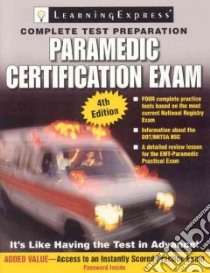 Paramedic Certification Exam libro in lingua di Learningexpress (COR)