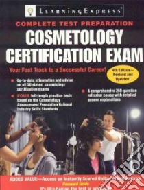 Cosmetology Certification Exam libro in lingua di Learningexpress (COR)