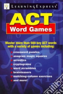 ACT Word Games libro in lingua di Wells Michele R.