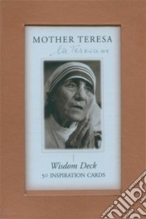 Mother Teresa Wisdom Deck libro in lingua di Teresa Mother