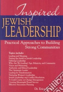 Inspired Jewish Leadership libro in lingua di Brown Erica