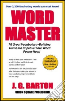 Word Master libro in lingua di Barton J. G.